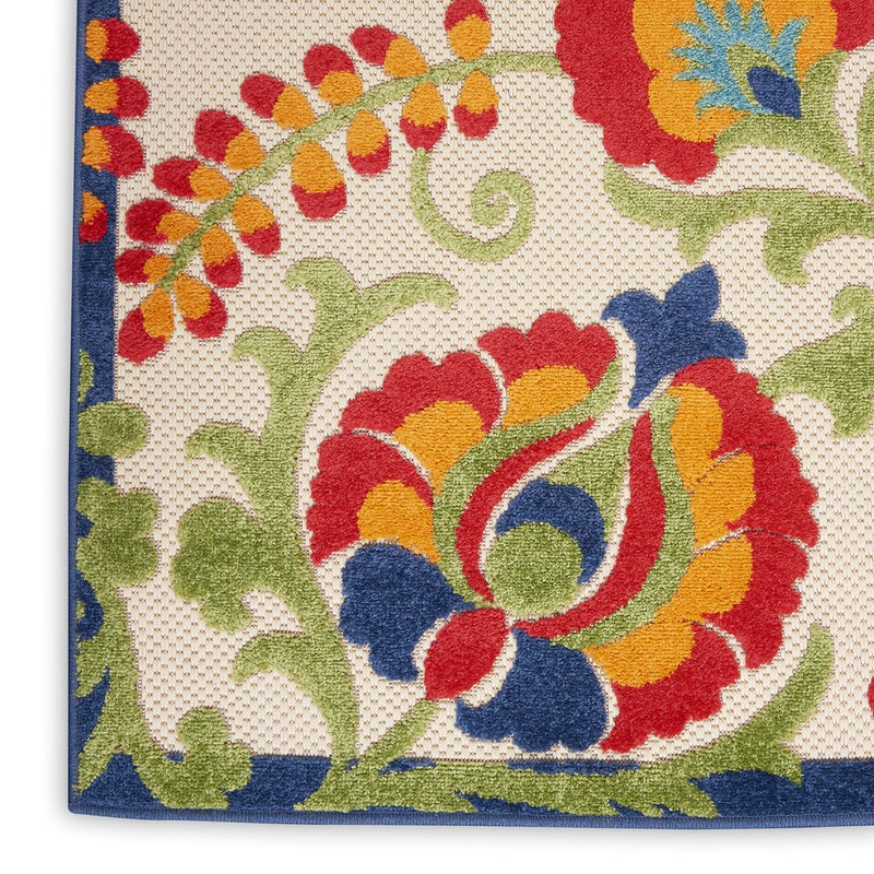 Nourison Home Aloha Multicolor 2'3" x 8' Area Rug - Easy Clean, Non Shedding, Bed Room, Living Room, Dining Room, Kitchen (8' Runner) - Image 5